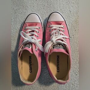 Converse Pink Canvas Sneakers